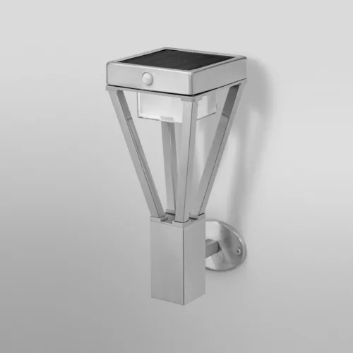 Hullámlámpa napelemes hullám homlokzati lámpa 6W 550lm 3000K Mozgásérzékelő Endura STYLE SOL WALL szürke LEDVANCE