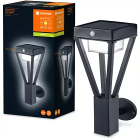   Hullámlámpa napelemes hullám homlokzati lámpa 6W 550lm 3000K Mozgásérzékelő Endura STYLE SOL WALL LEDVANCE