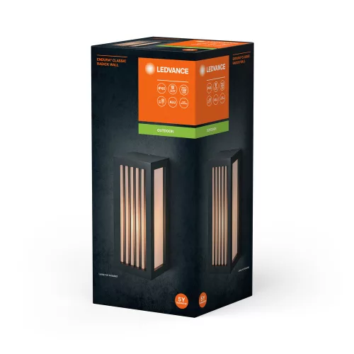 Kerti lámpa kültéri LED homlokzati fali lámpa E27 IK06 IP65 szürke Endura Ledvance