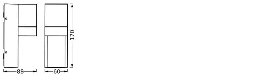 Kerti lámpa kültéri fali lámpa LED homlokzat IP65 GU10 IK05 szürke Endura Ledvance