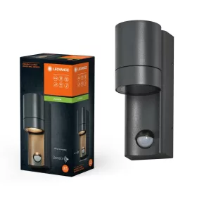   Kerti lámpa kültéri LED homlokzati fali lámpa GU10 IP65 IK05 szürke mozgás- és szürkületérzékelővel Endura Ledvance