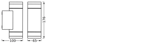 Kerti lámpa kültéri fali lámpa LED homlokzat GU10 IP65 IK06 szürke Endura Ledvance