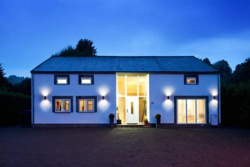 Kerti lámpa kültéri fali lámpa LED homlokzat GU10 IP65 IK06 szürke Endura Ledvance