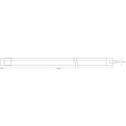 Dekoratív LED szalag 19W NEON Flex 3m IP44 LEDVANCE