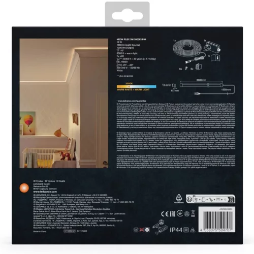 Dekoratív LED szalag 19W NEON Flex 3m IP44 LEDVANCE