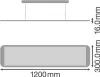 LED Függesztett Panel 36W 3800lm 3000K Meleg, Szabályozható Fehér Ledvance Panel