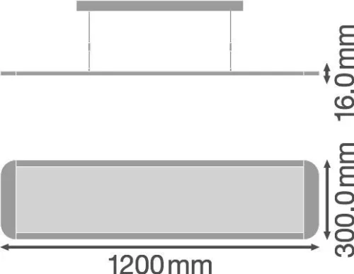 LED Függesztett Panel 36W 3800lm 3000K Meleg, Szabályozható Fehér Ledvance Panel
