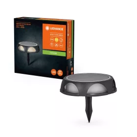   Napelemes kerti lámpa kültéri LED homlokzati fali lámpa 1.2W 60lm 3000K IP65 Endura Grey Ledvance