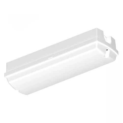 Lampa LED Przemysłowa Zewnętrzna Kinkiet Elewacyjny 8W 840lm 3000/4000K IP65 Biały z Modułem Awaryjnym Bulkhead Ledvance