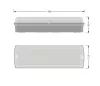 Lampa LED Przemysłowa Zewnętrzna Kinkiet Elewacyjny 8W 840lm 3000/4000K IP65 Biały z Modułem Awaryjnym Bulkhead Ledvance