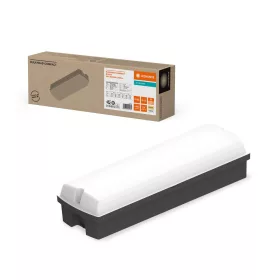   LED ipari kültéri fali lámpa 8W 840lm 3000/4000K IP65 fekete vész válaszfal Ledvance modullal