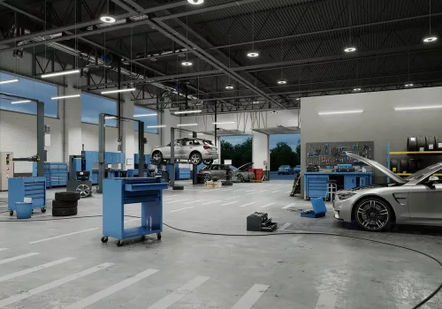 Hermetikus LED lámpa porálló 30W 3900lm 4000K IP67 fehér nedves tető speciális Ledvance