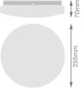Kültéri mennyezeti és fali lámpa LED homlokzati lámpa 18W 1350lm 3000K IP44 White Essential Ledvance