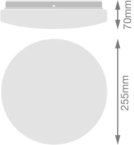 Kültéri mennyezeti és fali lámpa LED homlokzati lámpa 18W 1350lm 3000K IP44 White Essential Ledvance