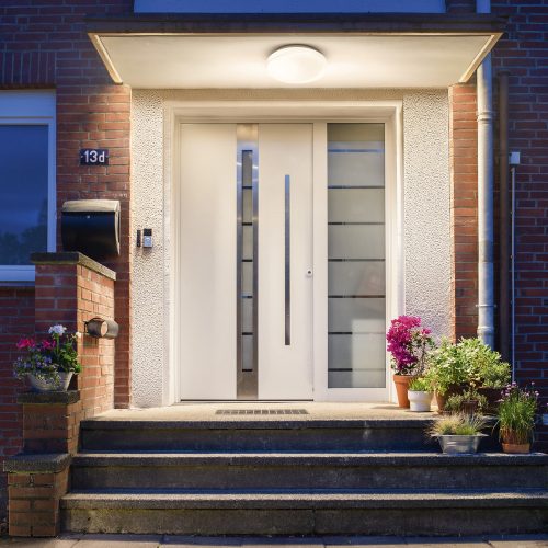 Kültéri mennyezeti és fali lámpa LED homlokzati lámpa 18W 1350lm 3000K IP44 White Essential Ledvance