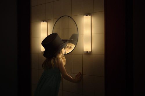 Mennyezeti lámpa, fürdőszobai fali lámpa, tükör felett, szabályozható, E14, fürdőszobai króm fali lámpa, IP44, Ledvance