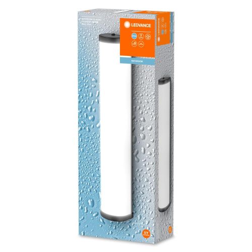 Mennyezeti lámpa, fürdőszobai fali lámpa, tükör felett, szabályozható, E14, fürdőszobai fekete fali lámpa, IP44, Ledvance