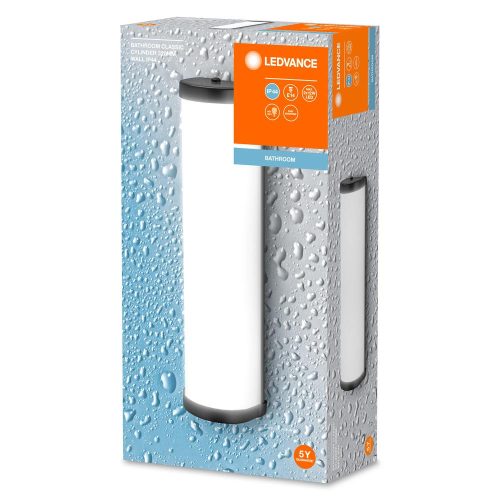 Fürdőszobai fali lámpa, szabályozható E14, fekete, fürdőszobai fali lámpa, IP44, Ledvance