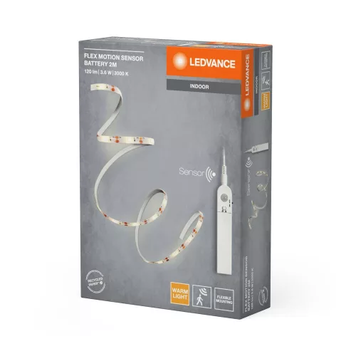 LED szalagfény 3.6W 3000K meleg fehér elemes 2M elemes szalagok Ledvance