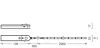 LED szalagfény 3.6W 3000K meleg fehér elemes 2M elemes szalagok Ledvance