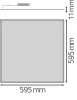 LED Panel Irodai Mennyezeti Lámpa 40W 4600lm 2700K - 6500K CCT Szabályozható Süllyesztett Fehér 60x60cm UGR19 Biolux Hcl Ledvance