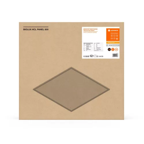 LED Panel Irodai Mennyezeti Lámpa 40W 4600lm 2700K - 6500K CCT Szabályozható Süllyesztett Fehér 60x60cm UGR19 Biolux Hcl Ledvance