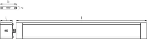 Szekrény alatti LED szalaglámpa 6W 250lm 3000K Meleg fehér Mozgásérzékelővel Szekrény Ledvance