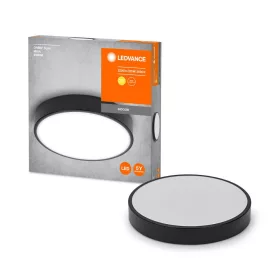   LED Mennyezeti Lámpa Felületre Szerelt 20W 1500lm 3000K Meleg Fekete 28cm Mennyezeti Ledvance