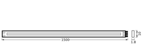 LED szalag 13W CCT 1.5M Cob szalagok Ledvance