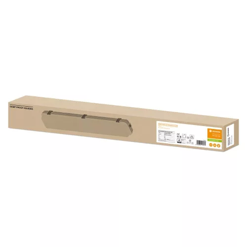 Hermetikus G13 felületre szerelhető lámpa 67,5x9,5 cm IP65 IK08 nedvességálló szürke Ledvance