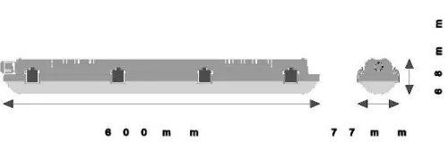 Hermetikus LED porálló lámpa 18W 2160lm 4000K semleges IP65 IK08 szürke nedvességálló Ledvance