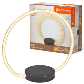   LED Dekoratív Asztali Lámpa 10W 1000lm 3000K Meleg, Szabályozható Szürke Dekoráció Ledvance