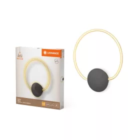   LED Fali Mennyezeti Lámpa, Felületre Szerelt, 10W, 800lm, CCT, Dekoratív, Szürke, Fekete, Aura, Ledvance