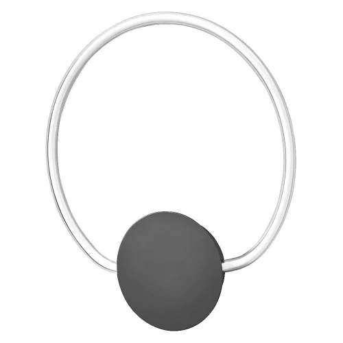 LED Fali Mennyezeti Lámpa, Felületre Szerelt, 10W, 800lm, CCT, Dekoratív, Szürke, Fekete, Aura, Ledvance