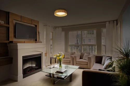 LED Mennyezeti Lámpa Felületre Szerelt 18W 750lm 3000K Meleg Barna 40cm Decor Ledvance