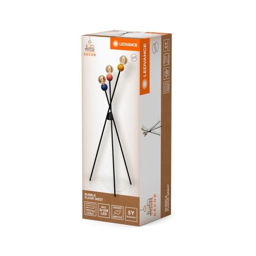 Állólámpa, állólámpa, dekoratív E27, többszínű dekoráció, Ledvance