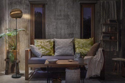 Állólámpa, álló, dekoratív lámpatest, E27, barna, Ledvance