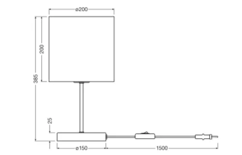 Asztali lámpa, asztali állólámpa, dekoratív, E27, barna, USB-C, dekor, Ledvance