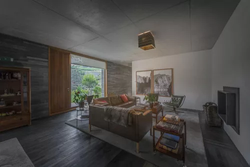 Mennyezeti lámpa spotlámpa négyzet alakú E27 karton barna dekor Ledvance