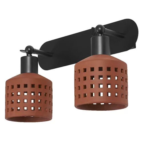 Dekoratív Fali Lámpa, Felületre Szerelt E27, Barna, Decor, Ledvance