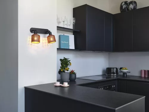 Dekoratív Fali Lámpa, Felületre Szerelt E27, Barna, Decor, Ledvance
