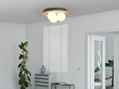 Dekoratív mennyezeti lámpa G9 spotlámpa szürke dekorral Ledvance