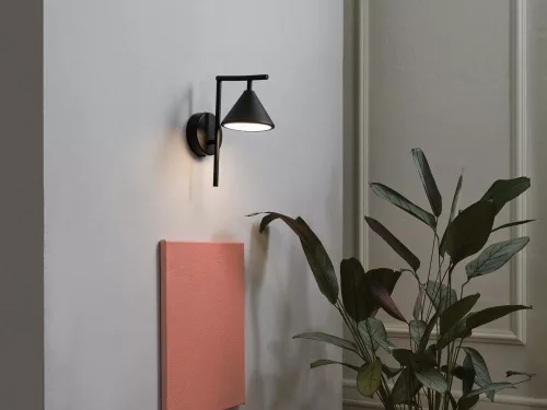 LED Fali Mennyezeti Lámpa Szett Felületre Szerelt 5W 180lm CCT Dekoratív Fekete Fuji Ledvance