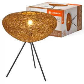   Asztali Lámpa, Íróasztal Lámpa, Állólámpa, Dekoratív E27, Bézs, USB-C, Dekoráció, Ledvance