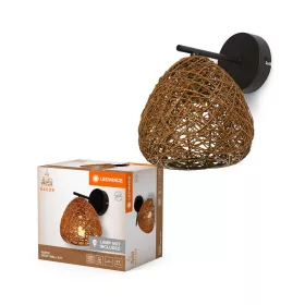   Dekoratív fali lámpa, felületre szerelhető E27-es lámpatest, bézs dekor, Ledvance