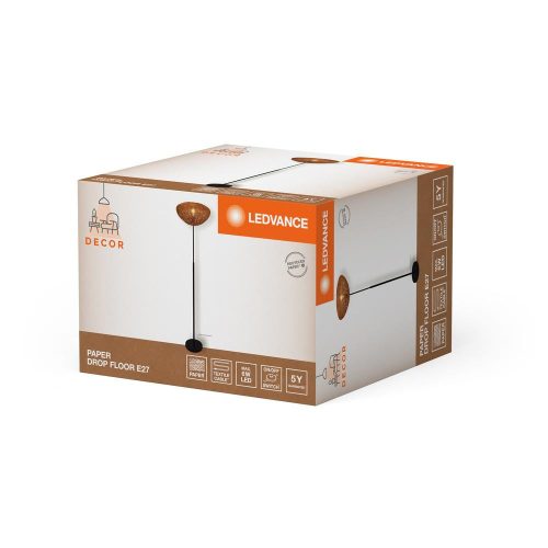 Állólámpa, Álló Dekoratív Lámpatest, E27, Bézs, Decor, Ledvance