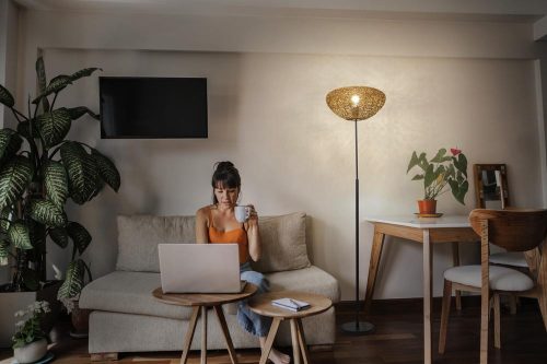 Állólámpa, Álló Dekoratív Lámpatest, E27, Bézs, Decor, Ledvance