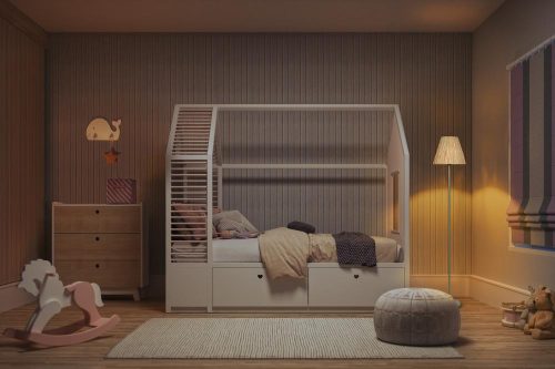 Állólámpa, álló, dekoratív lámpatest, E27, barna, zöld, dekor Ledvance