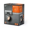 LED fali mennyezeti lámpa, felületre szerelhető, 5,8 W, 185 lm CCT, dekoratív ezüst spotlámpa, Jupiter, Ledvance