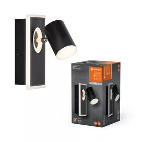   LED Fali Mennyezeti Lámpa Szett Felületre Szerelt 16.5W 540lm CCT Dekoratív Fekete Spotlámpa Mars Ledvance